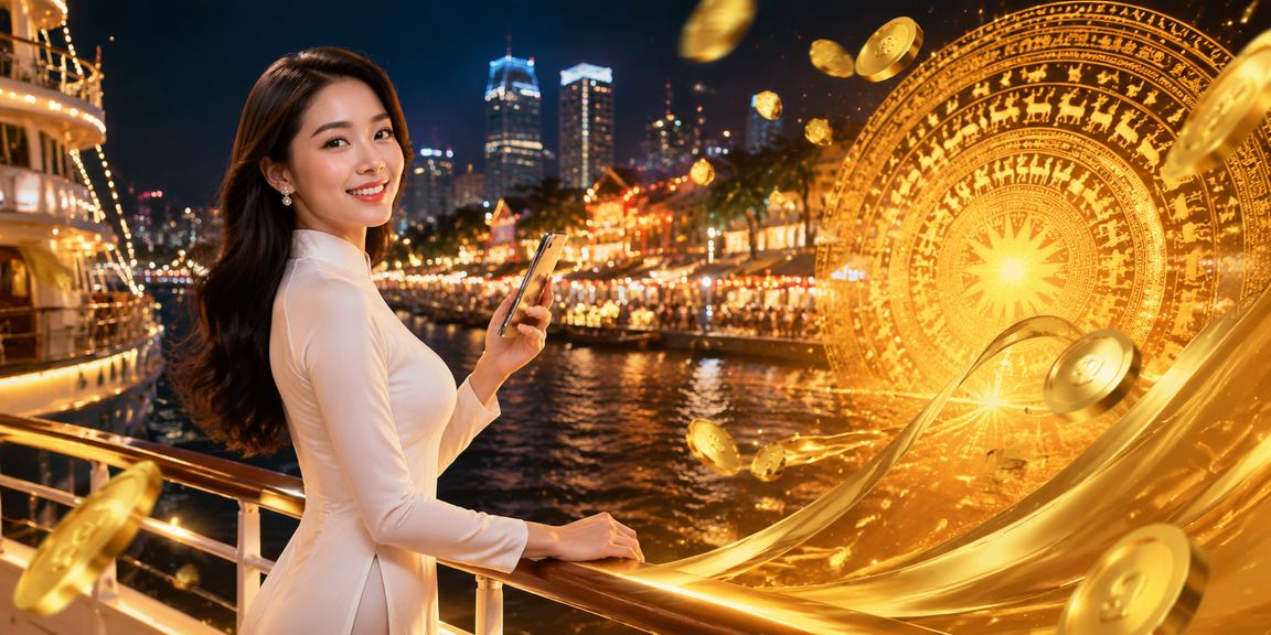 Phụ nữ mặc áo dài tại Nha Trang theo dõi sự kiện thể thao và nhận bonus VIP